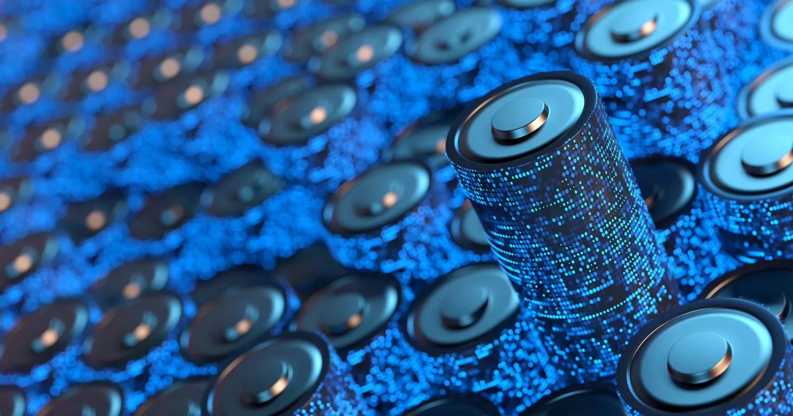 Abstract Battery supply digital concept